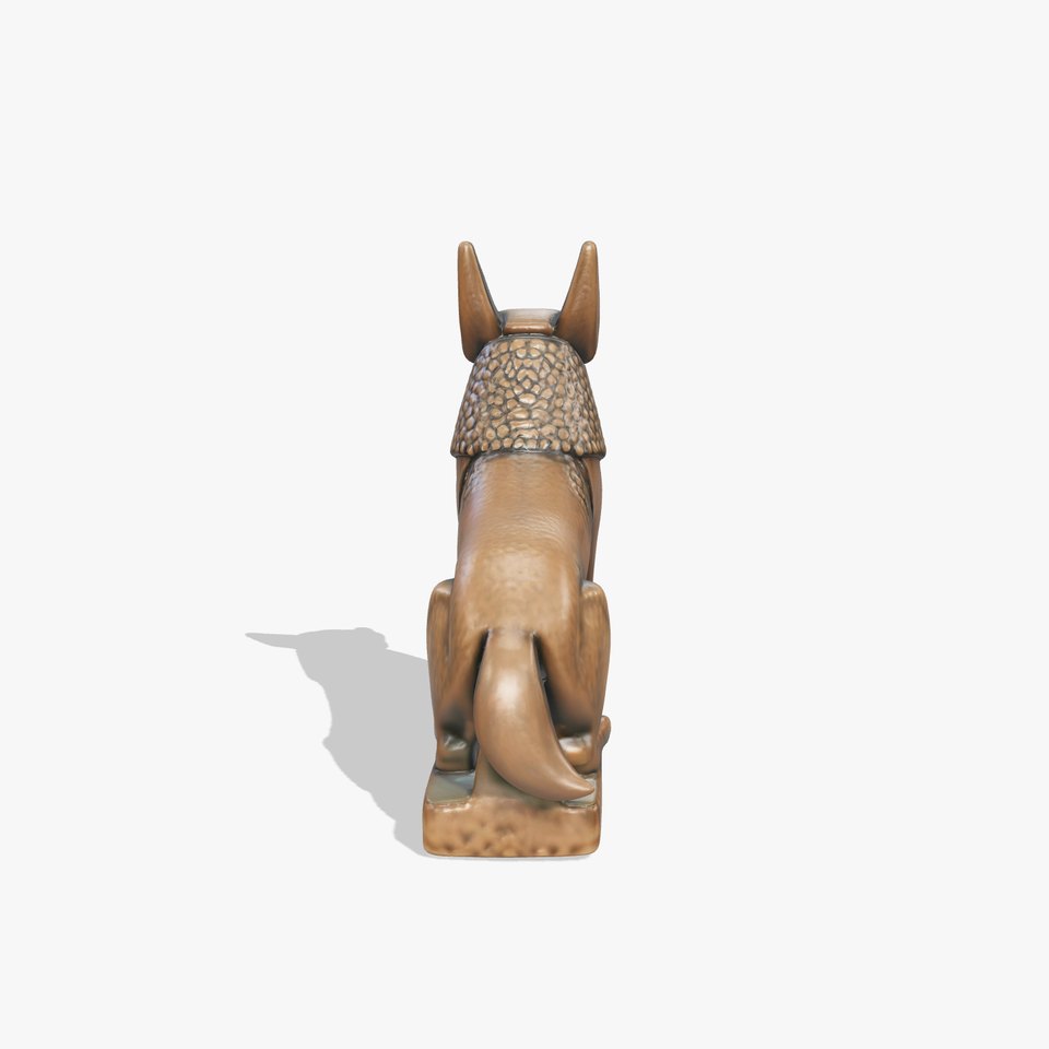 Anubis Statue Miniature Sculpture model pack